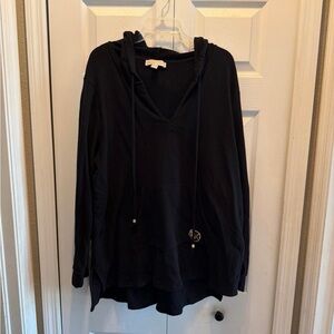 Michael Kors Black Hooded Sweater